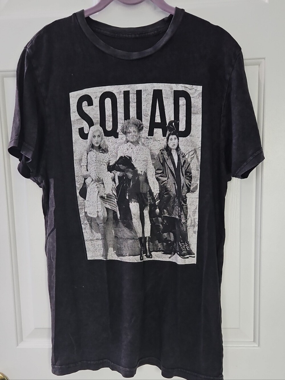 Hocus Pocus Graphic 'Squad' Black Crewneck T-Shirt
